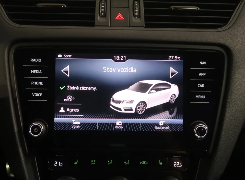 Škoda Octavia RS 230 2.0TSI 169KW NAVI MANUÁL